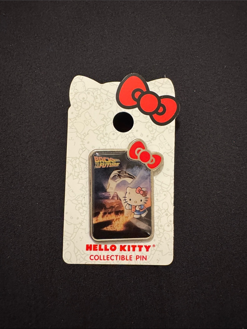 Universal Studios Hello Kitty Back to the Future Enamel Collectible Pin 2023